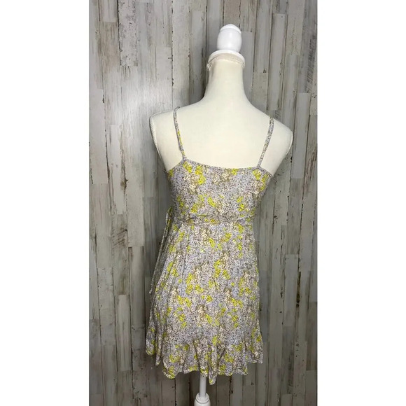 Free People Womens XS Floral Wrap Dress Sleeveless Mini Multicolor Summer Casual - Picture 4 of 5